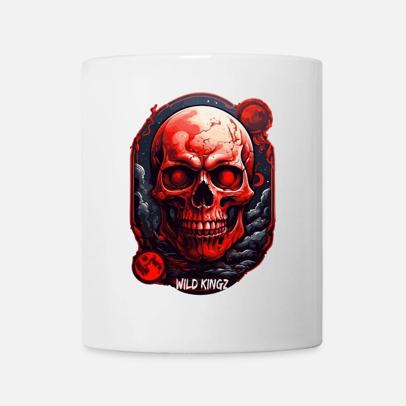 Crâne - Mug blanc - blanc