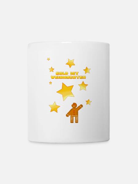 Weihnachten ist bald - Tasse - Weiß