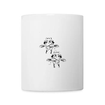 Giraffe Giraffen Kind Kinder Safari - Tasse - Weiß - Vorne