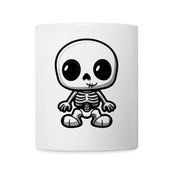 Squelette mignon Halloween bébé - Mug blanc - blanc - Devant