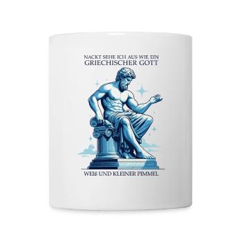 Greek god with a small dick - Mug - white - Front