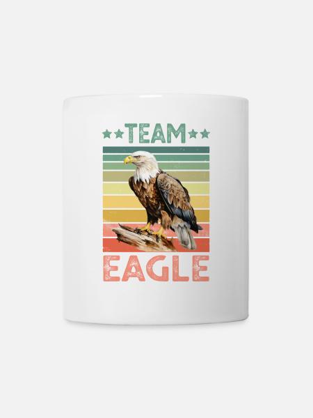 Adler Weisskopfseeadler - Tasse - Weiß