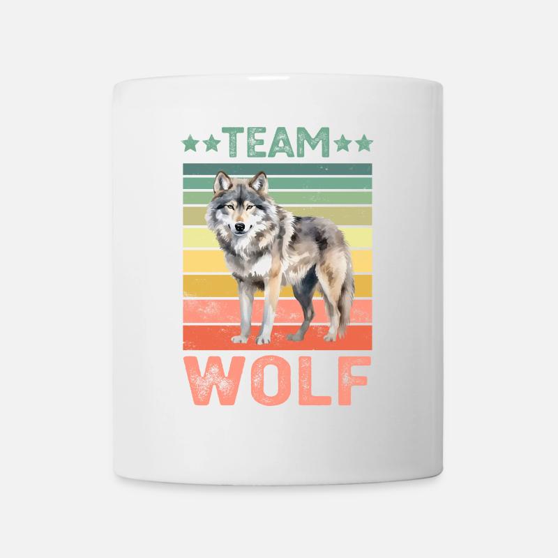 Wolf - Tasse - Weiß