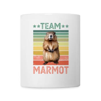 Marmotte - Mug blanc - blanc - Devant