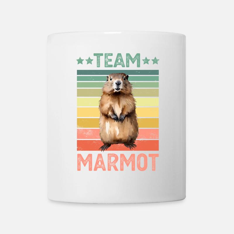 Marmotte - Mug blanc - blanc