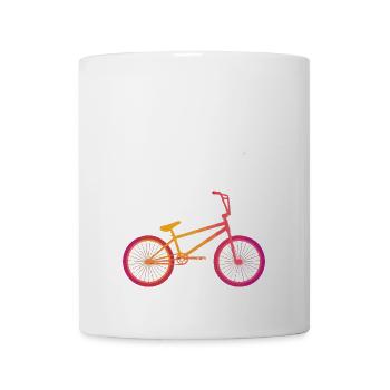 Bike Revolution Yoga Motivierendes Design - Tasse - Weiß - Vorne