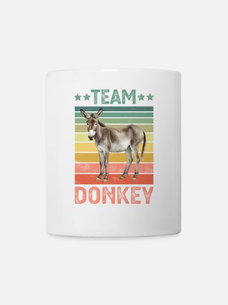Esel - Tasse - Weiß