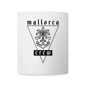 Majorque équipage ancre palmier coeur amour - Mug blanc - blanc - Devant