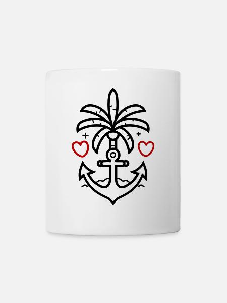 Ancré - Mug blanc - blanc