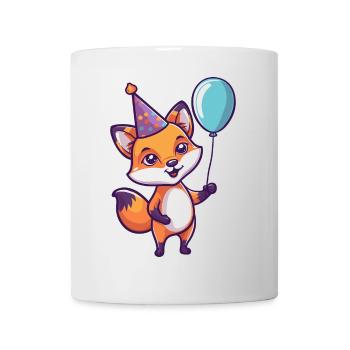 Fuchs Geburtstag Comic - Tasse - Weiß - Vorne