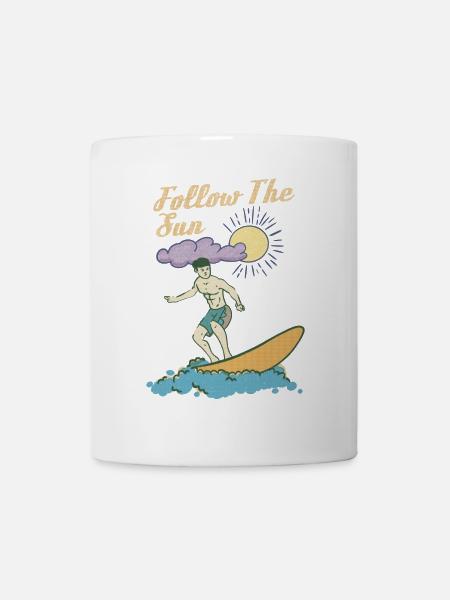 Follow the Sun - Tasse - Weiß