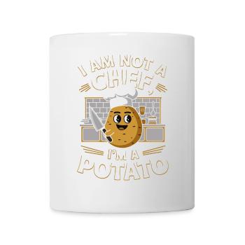 Playful Potato Chef Illustration - Mug - white - Front
