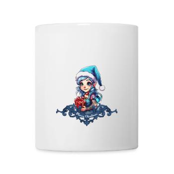 Elfe joyeux - Mug blanc - blanc - Devant