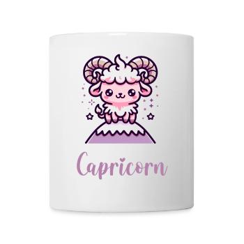 Süße Capricorn Sternzeichen Astrologie Geschenk - Tasse - Weiß - Vorne