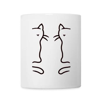 Retro Cats Vintage 90s 80s Cat Kids - Mug - white - Front