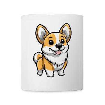 Corgi Dog Comic Cute - Mug - white - Front