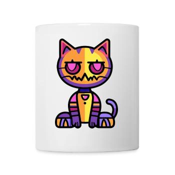 Cat Halloween Animal - Mug - white - Front