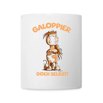 Horse Gallop Saying - Mug - white - Front