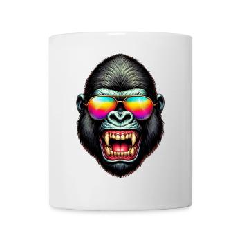 Gorille - Mug blanc - blanc - Devant