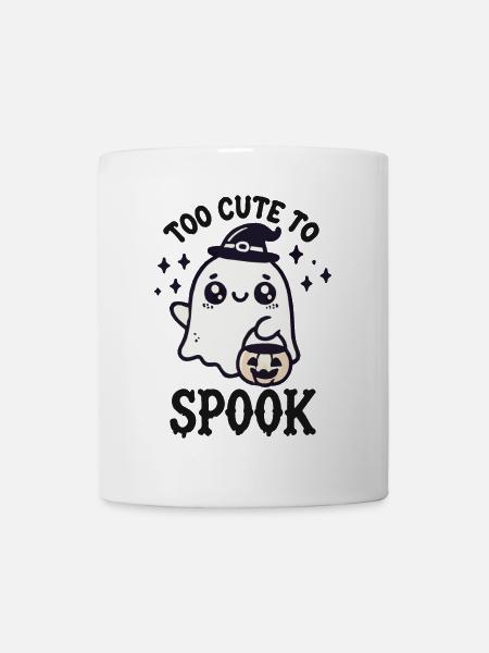 Cute Ghost Too cute to spook - Tasse - Weiß