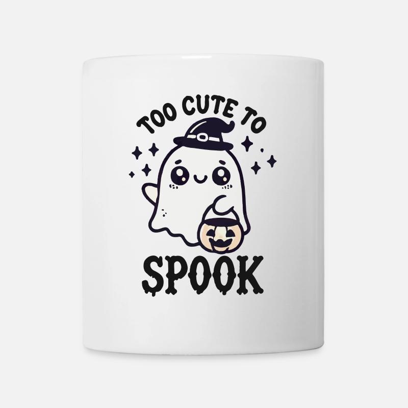 Cute Ghost Too cute to spook - Tasse - Weiß