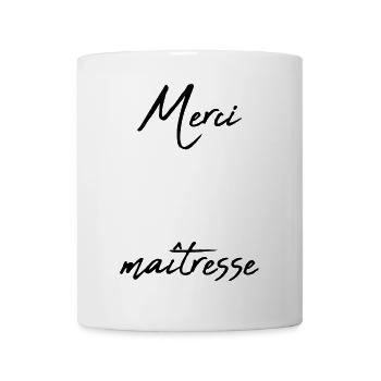 THANK YOU. MISTRESS. MASTER. THANK YOU MISTRESS - Mug - white - Front