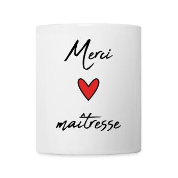 MISTRESS. MASTER. THANK YOU. THANK YOU MISTRESS - Mug - white - Front