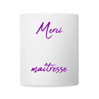 GELIEBTE. VIELEN DANK. DANKE HERRIN - Tasse - Weiß - Vorne