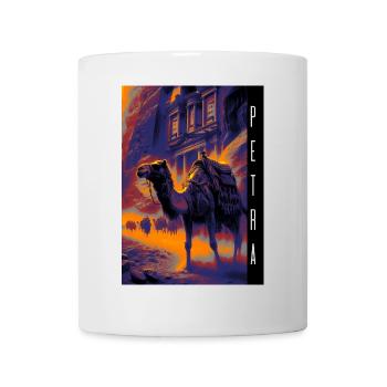 Petra en Jordanie - Mug blanc - blanc - Devant