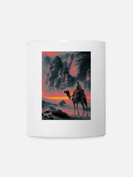 Wadi Rum Wüste - Tasse - Weiß