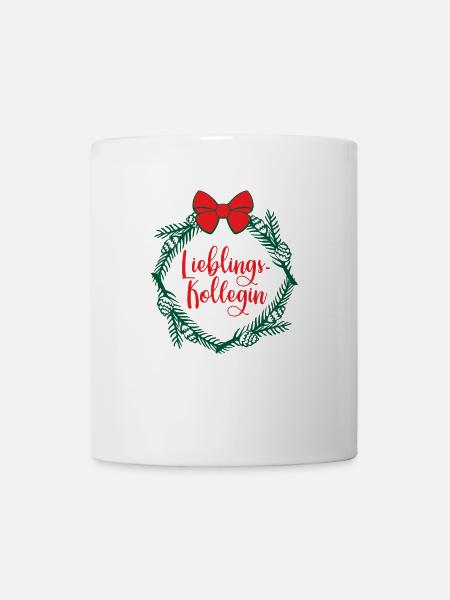 Lieblingskollegin Weihnachtsfeier Firma Kollegin - Tasse - Weiß