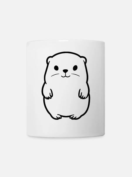 Marmotte - Mug blanc - blanc