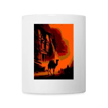Pétra Chameau - Mug blanc - blanc - Devant