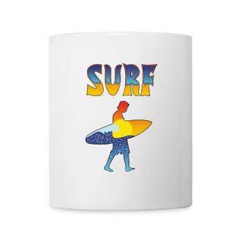 Surf - Mug blanc - blanc - Devant