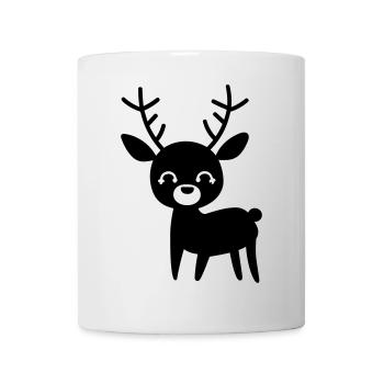 Hirsch - Tasse - Weiß - Vorne