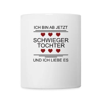 Schwiegertochter Hochzeit Zukünftige Tochter - Tasse - Weiß - Vorne