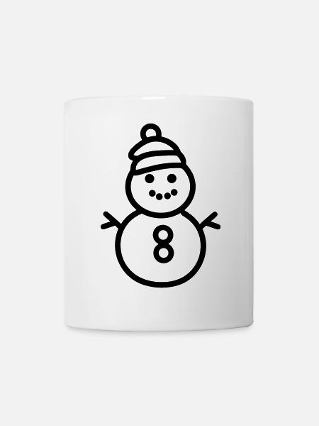 Schneemann - Tasse - Weiß