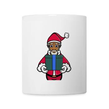 Ein Geschenk vom Weihnachtsmann - Tasse - Weiß - Vorne