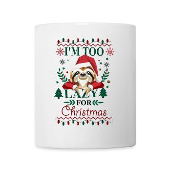 Ugly Christmas Style – Sloth in Santa Hat - Mug - white - Front