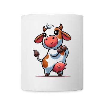 Vache - Mug blanc - blanc - Devant