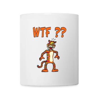 Mehrfarbiger Tiger - Tasse - Weiß - Vorne