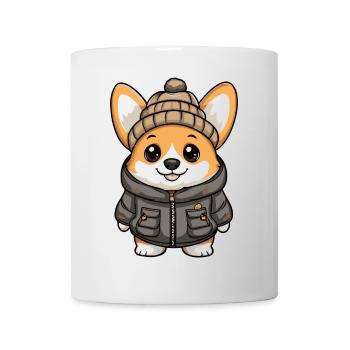 Corgi Dog Stylish - Mug - white - Front