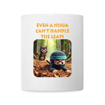 Animated Ninja and Cat Forest Adventure - Mug - white - Front