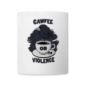 Cawfee or Violence - Mug - white - Front