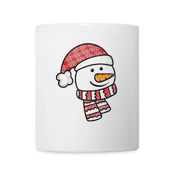 Cute And Chilly Little Snowman - Mug - white - Front