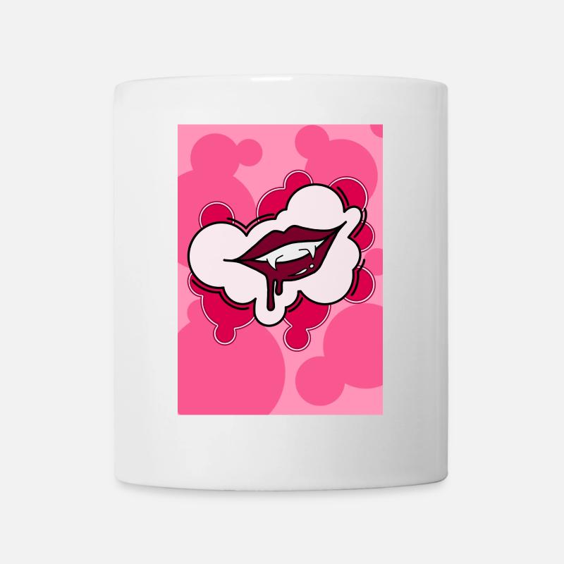 Vampire Kiss - Mug - white