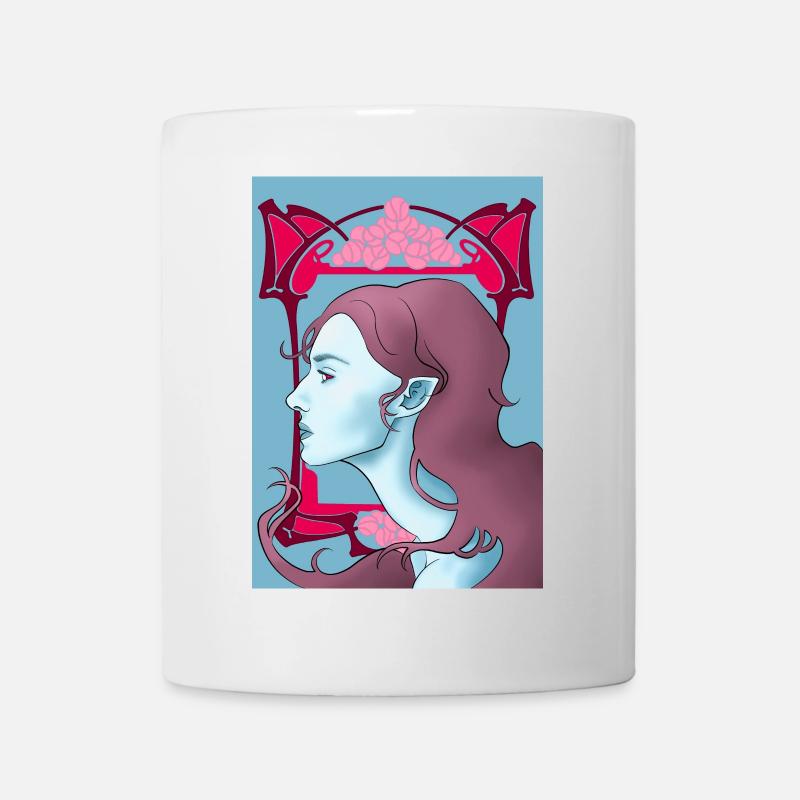 Art Nouveau Vampire - Mug - white