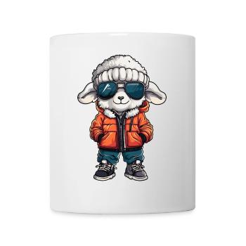 Mouton Hiver - Mug blanc - blanc - Devant