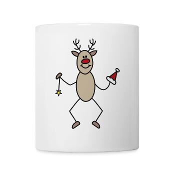 Weihnachten - Tasse - Weiß - Vorne
