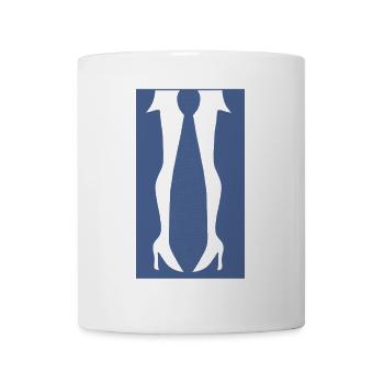 Legs with high heels or a tie in this fun optical - Mug - white - Front